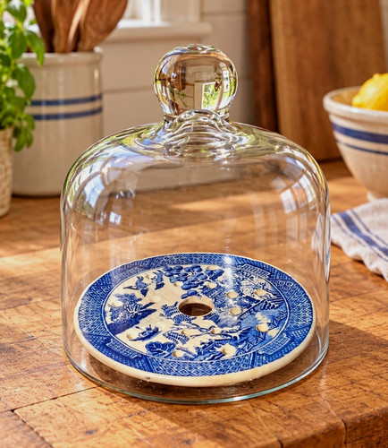 Antique blue willow pattern - antique,