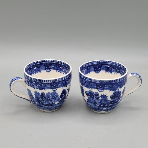 Vintage blue white willow - blue, &