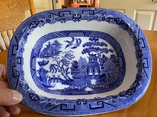 Antique allertons english blue - antique,