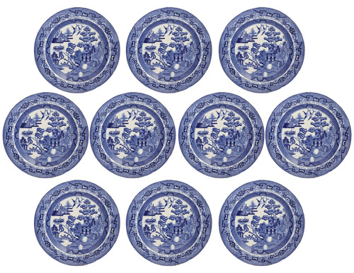 1850s staffordshire willow - c.,