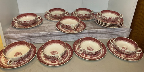 Spode copeland mandarin red - spode,