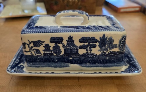 Blue and white willow - blue, ware