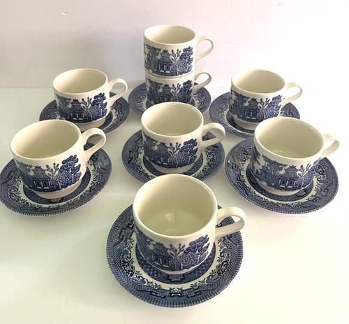 Vintage churchill blue willow - churchill,