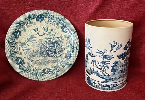 Blue willow pattern metal - willow,