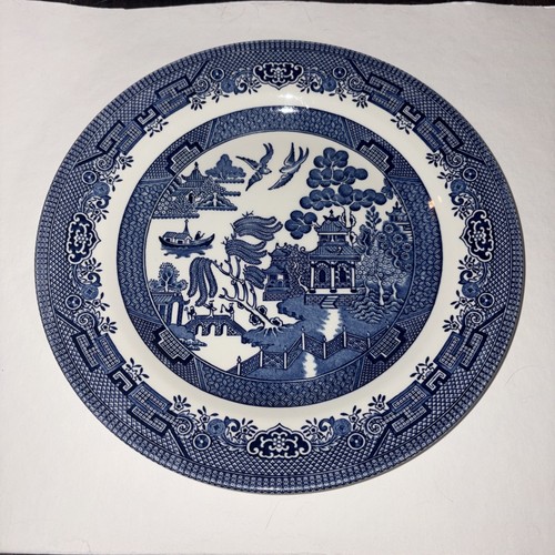 Churchill blue willow dinner - churchill,