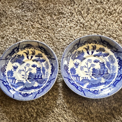 Blue willow pattern - blue,