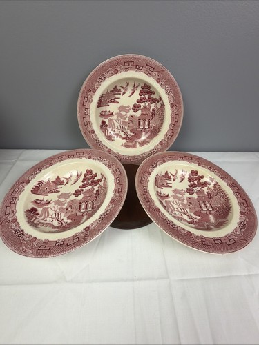 Vintage pink red chinoiserie - vintage, pink/red