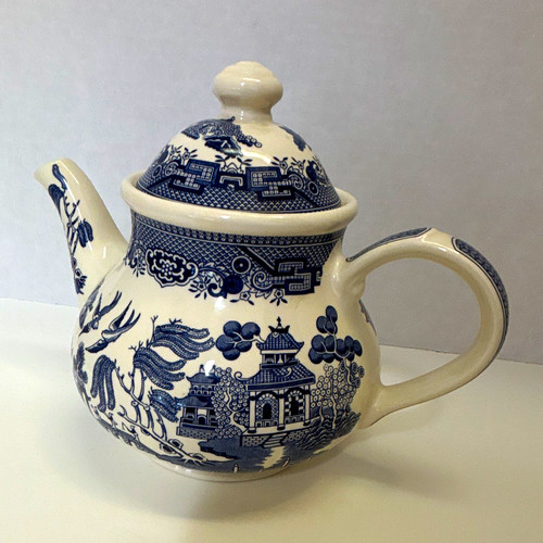 Churchill blue white willow - white,
