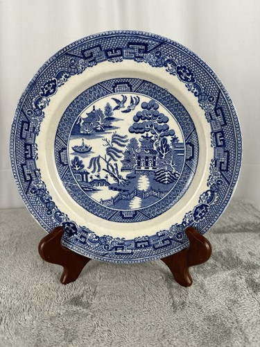 Blue willow pattern - blue, china