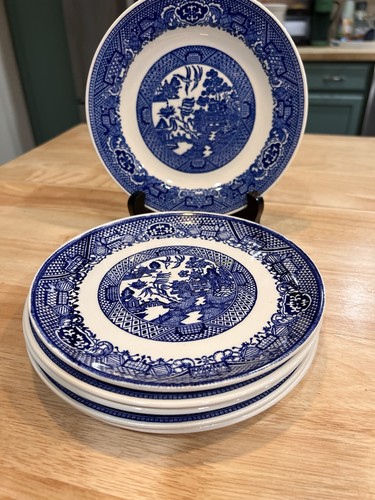 Set blue willow - willow, pattern