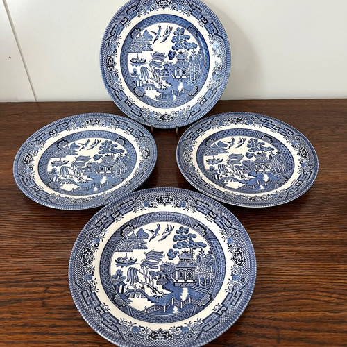 Churchill blue willow set 4 - blue,
