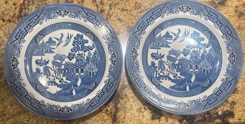 Set churchill blue willow - blue,