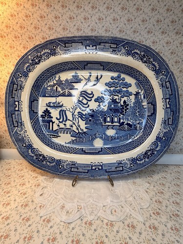Staffordshire blue willow - staffordshire,