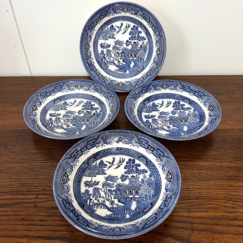 Churchill blue willow set 4 - blue, of