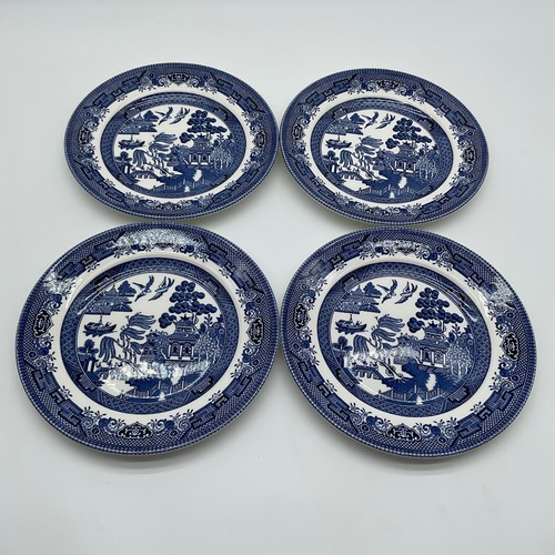 Set churchill blue willow - set,